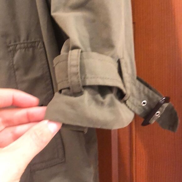 Zara woman army green trench - Picture 3 of 10